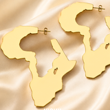 Royal Africa Hoops (Gold)