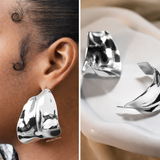 Jayla Hoops - silver