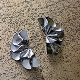 Fan Studs (Silver)