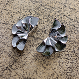 Fan Studs (Silver)