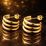 Mini Trina Hoop Earrings