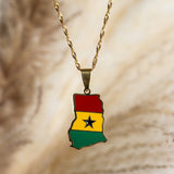 Ghana Colour Country Pendant (Kids)