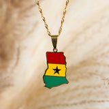 Ghana Colour Country Pendant (Kids)