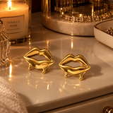 Lip DrIp Studs (Gold)