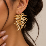 Golden Fern Earrings
