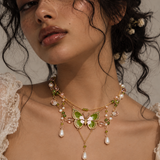 Green Butterfly Necklace
