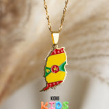 Grenada Colour Country Pendant (Kids)