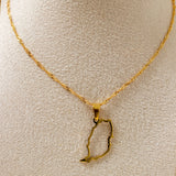 Grenada Outline Necklace