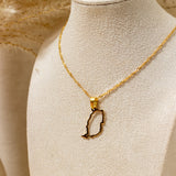 Grenada Outline Necklace