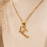 Haiti Outline Necklace