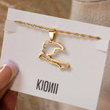 Haiti Outline Necklace