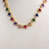 Harmony Crystal Heart - Necklace
