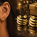 Mini Trina Hoop Earrings