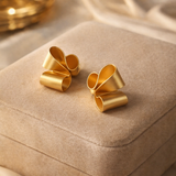 The Élan Fold Earrings (Gold)