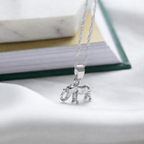 Elephant Necklace Silver