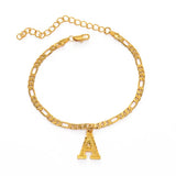 Royal Initial Anklets
