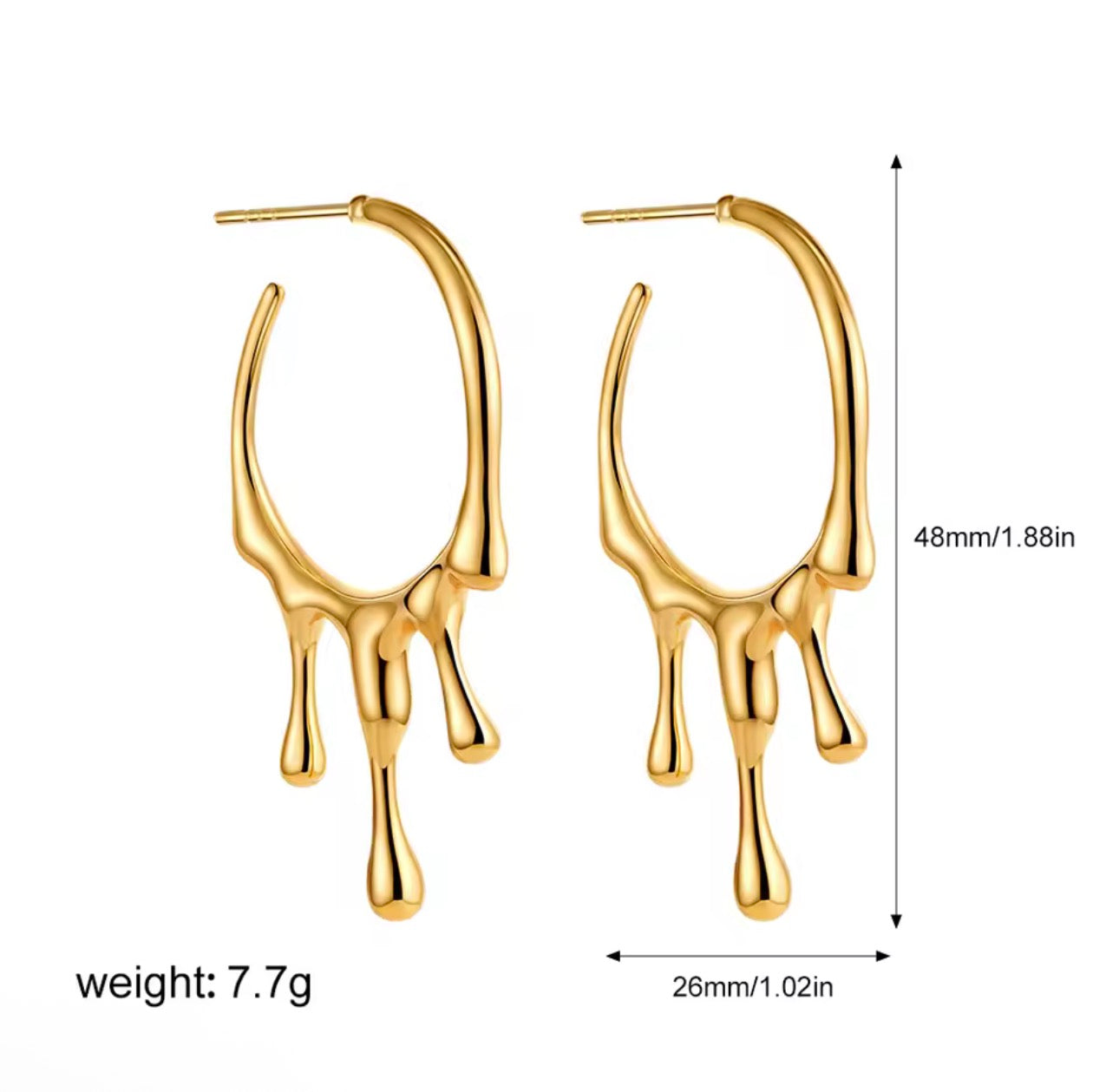 Molten Drop Hoops