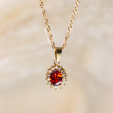 Garnet Birthstone Pendant