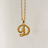 Mabel Initial Necklace (Gold)