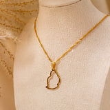 Mauritius Outline Necklace
