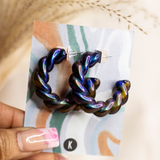 Midnight Twist Earrings