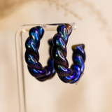 Midnight Twist Earrings