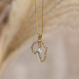 Africa Crystal Mini Heart Necklace (Kids)