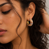 Blessing Hoop Earrings