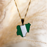 Nigeria Colour Country Pendant