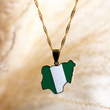Nigeria Colour Country Pendant