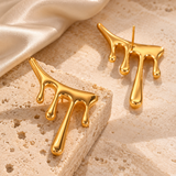 Nocturne Drip Earrings (Gold)