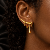 Nocturne Drip Earrings (Gold)
