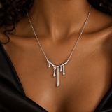 Nocturne Drip Necklace (Silver)
