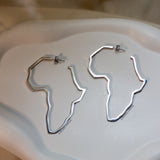 Ade Africa Earrings Big (Silver)