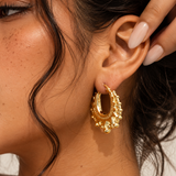 Ivy Hoop Earrings - 18k Gold Filled | Small