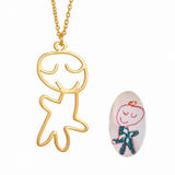 Personalised Children's Drawing Necklace