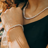 Diamond Tennis Bracelet - White Gold