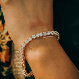 Diamond Tennis Bracelet - White Gold