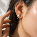 Potion Drop Pearl Earrings