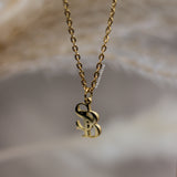 Mini Double Initial Necklace