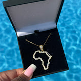 Shuri Africa Outline Necklace