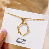 Sierra Leone Outline Necklace