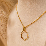 Sierra Leone Outline Necklace