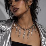 Silver Claws Necklace