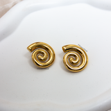 Thea Spiral Studs