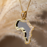 Shuri Africa Mirror Necklace (Silver)