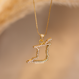 Trinidad and Tobago Crystal Necklace (Kids)