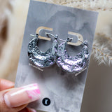 Venus Hoops (Silver)