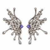 Violet Wing Earrings