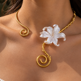 White Wisteria Necklace